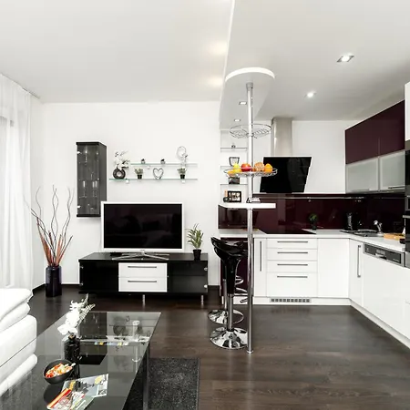 New Beautiful In The Center Of With Option Garage Parking Apartment