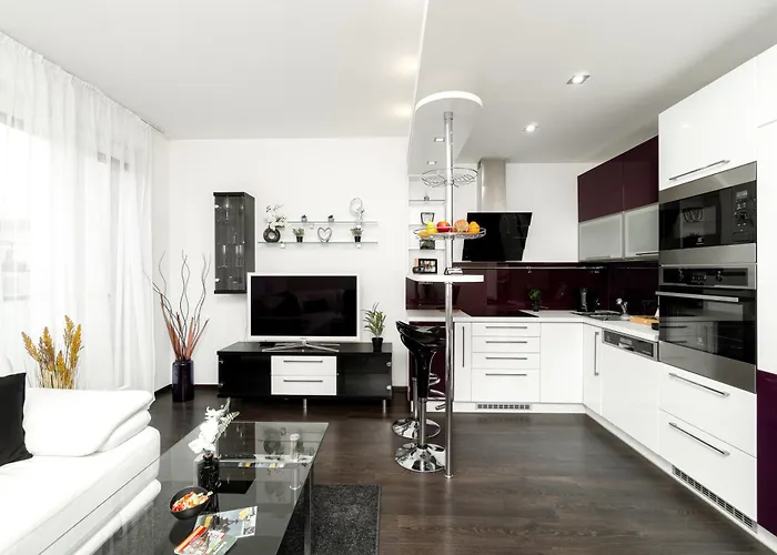 New Beautiful In The Center Of With Option Garage Parking Apartment