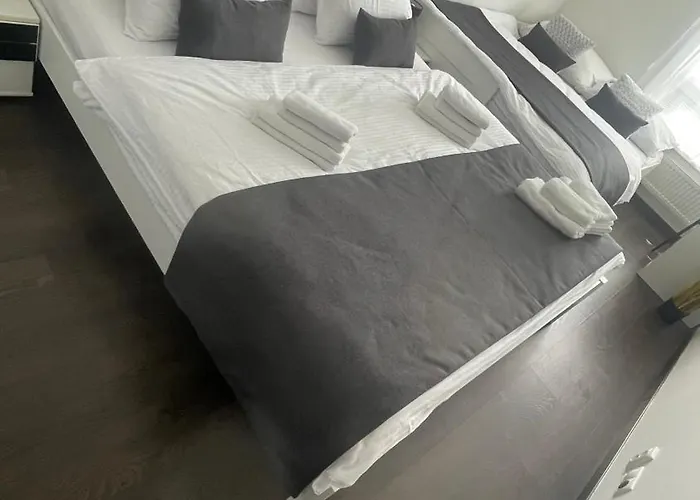 New Beautiful In The Center Of With Option Garage Parking Apartment *