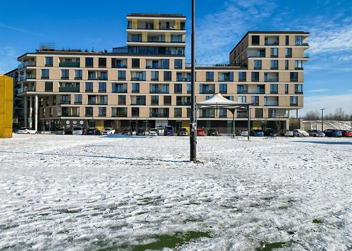 New Beautiful In The Center Of With Option Garage Parking Apartment