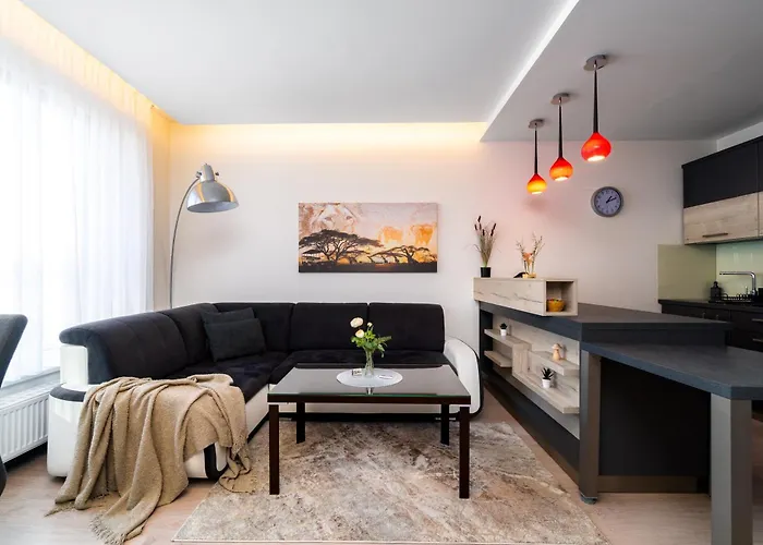 Apartment New Beautiful In The Center Of With Option Garage Parking *